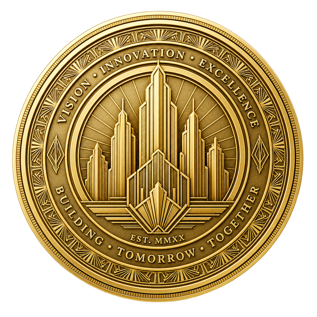 BWSD gold medallion seal
